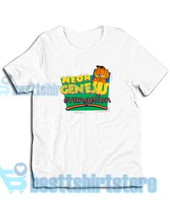 Neon Genesis Evangelio Garfield T-Shirt