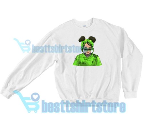 Billie Eilish Green Sweatshirt For Unisex