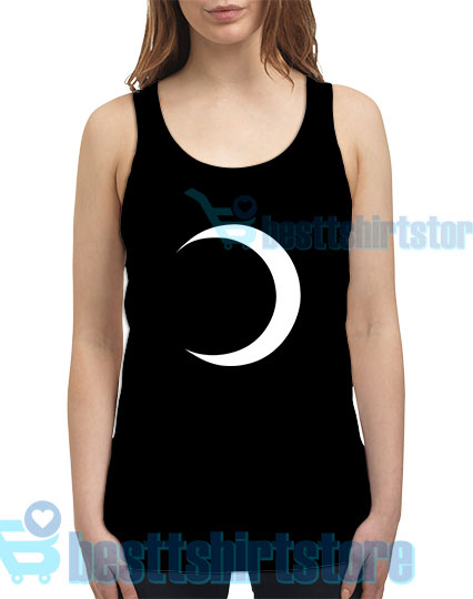 Crescent-Moon-Silhouette-Tank-Top