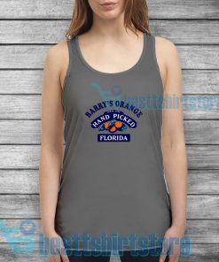 Barry's Orange Hand Picked Florida Tank Top Mens or Womens S-3XL