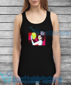 Vicious Pink Album Tank Top Synth-Pop Duo S-3XL