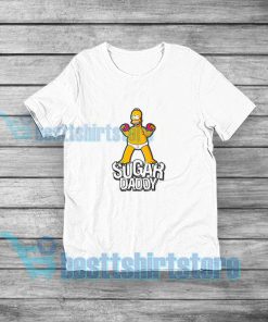 The Simpsons Sugar Daddy T-Shirt Cartoon Merch S-3XL