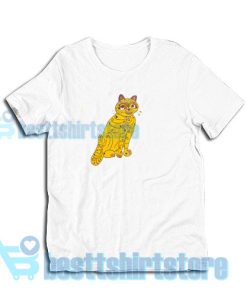 Abba Yellow Cat T-Shirt Women and men S-3XL