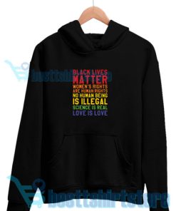 Black Lives Love Hoodie Is Love Women and Men S-3XL