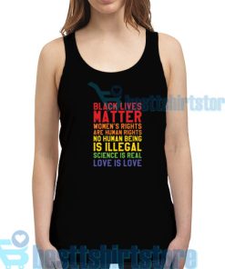 Black Lives Love Tank Top Is Love Women and Men S-2XL