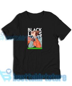 Black Lives Matter Hand T-Shirt Honor of BLM S-3XL