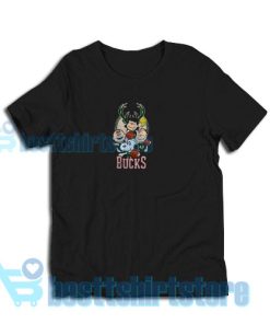 Bucks Peanuts Parody T-Shirt Women and men S-3XL
