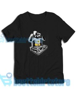 DJ The Dark Knight T-Shirt Funny Batman DJ S-3XL