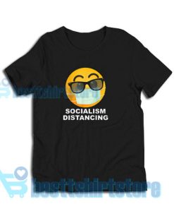 Emoji Socialism Distancing T-Shirt Women and men S-3XL