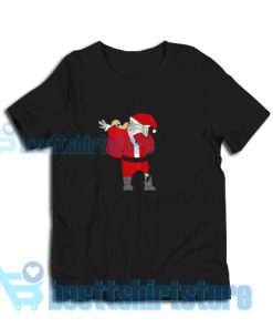 Santa Clause Halloween T-Shirt Dabbing Zombie Christmas S-3XL