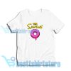 The Simpsons Donut T-Shirt Women and men S-3XL