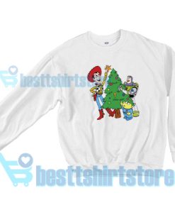 Get It Now Christmas Woody and Buzz Sweatshirt S - 3XL