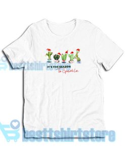 Get It Now Santa Hat Cactus T-Shirt S – 3XL