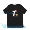 Get It Now Snoopy and Peanut Christmas T-Shirt S – 3XL