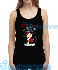 Get It Now Christmas Begins with Christ Classic Tank Top S - 2XL
