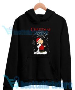 Get It Now Christmas Begins with Christ Classic Hoodie S - 3XL