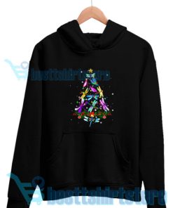 Christmas Dragonfly Hoodie S - 3XL