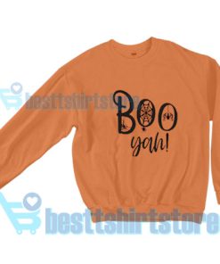 Boo-Yah-Sweatshirt-Orange