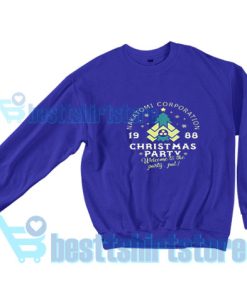 Christmas-Party-Sweatshirt-Blue-navy