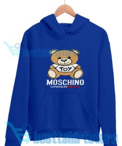 Moschino-Bear-Hoodie-Blue-Navy