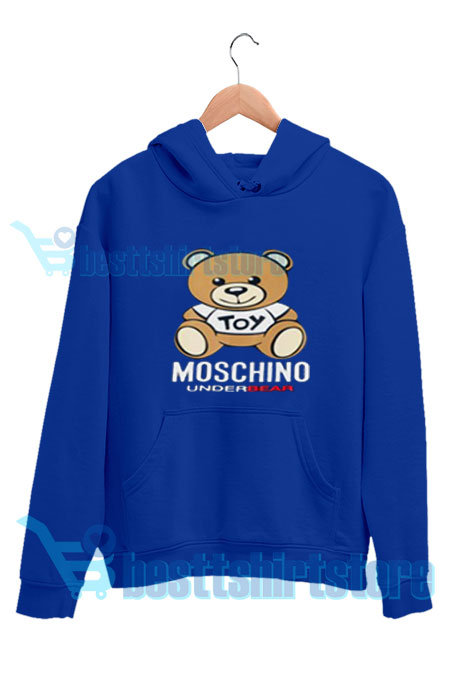Moschino-Bear-Hoodie-Blue-Navy