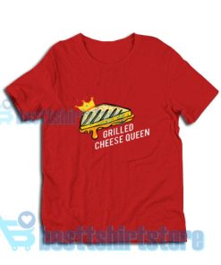 Grilled-Cheese-Queen-T-Shirt-Red