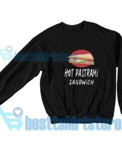 Hot-Pastrami-Sandwich-Sweatshirt-Black
