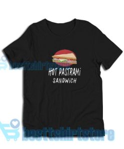 Hot-Pastrami-Sandwich-T-Shirt-Black