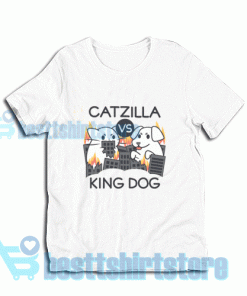 Catzilla Vs King Dog T-Shirt