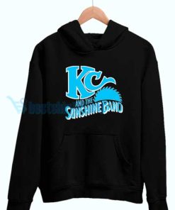 Kc and The Sunshine Logo Blue Hoodie