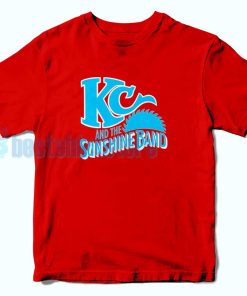 Kc and The Sunshine Logo Blue T-Shirt